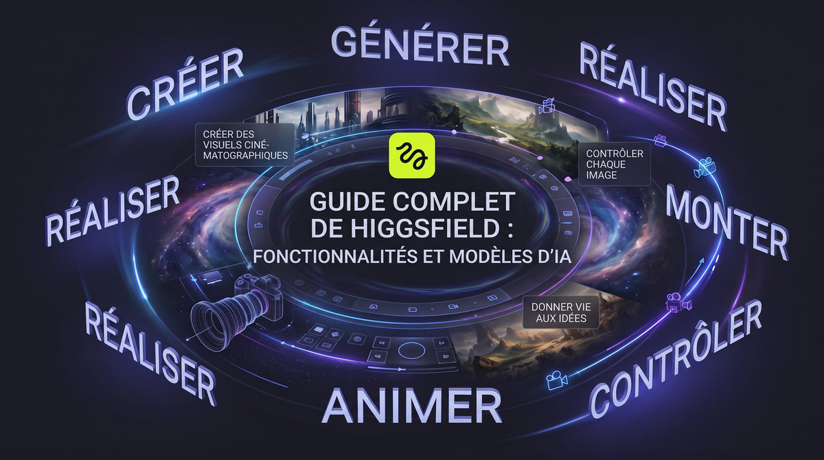 Le Guide complet Higgsfield : fonctionnalités et modèles IA