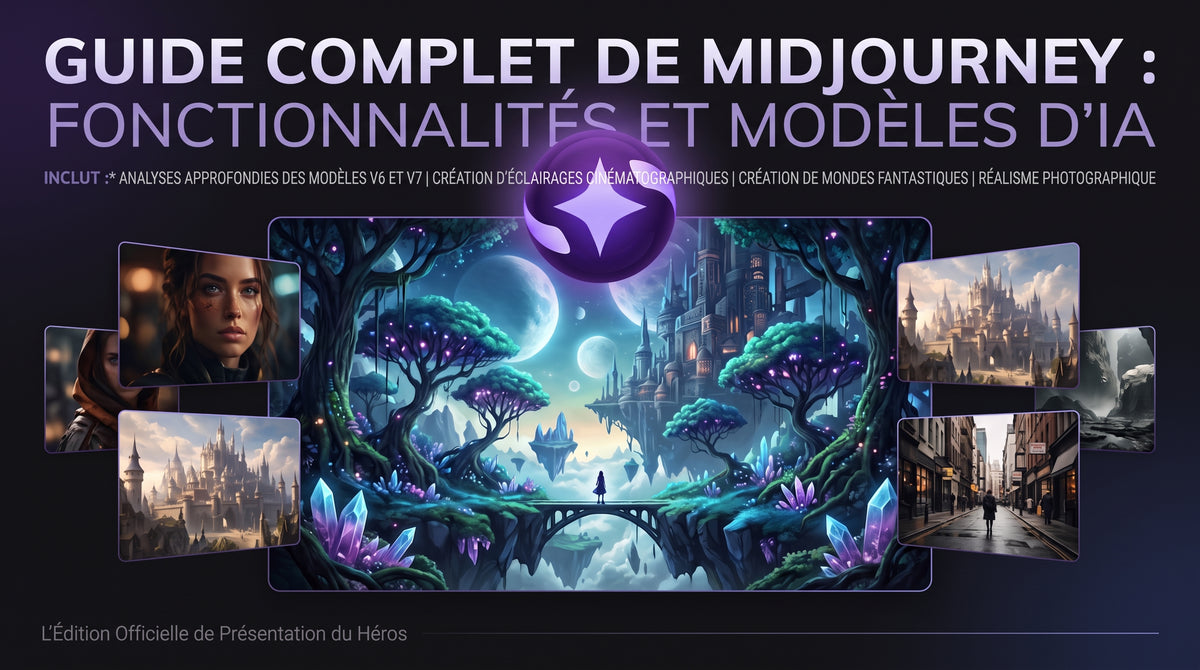 Le Guide complet de Midjourney : fonctionnalités et modèles d'IA