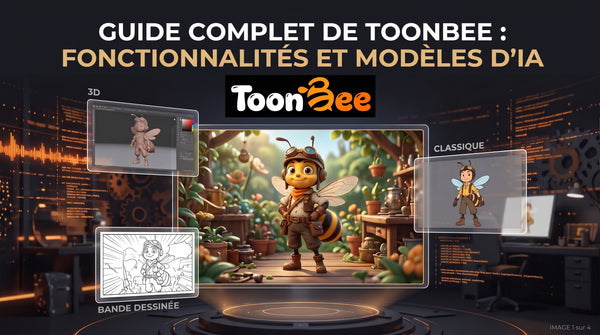 Le Guide complet de ToonBee : fonctionnalités et modèles d'IA