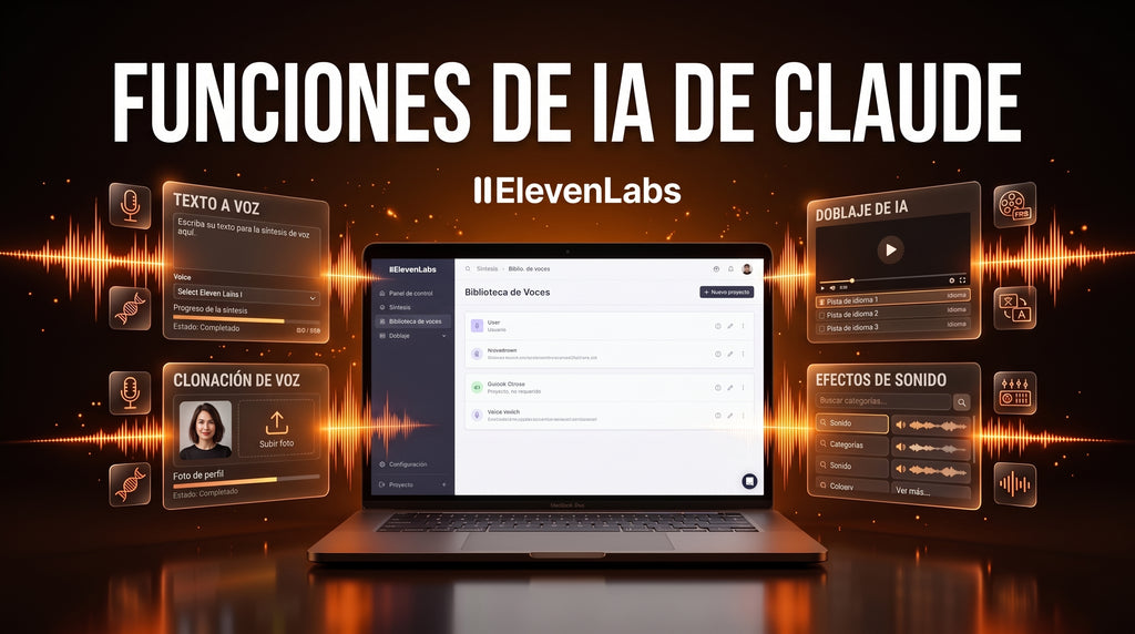 La Guía completa de ElevenLabs: funciones y herramientas de IA